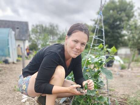 Visite de la micro ferme de l'Oasis de Brocéliande