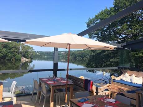 Merlin les pieds dans l'eau