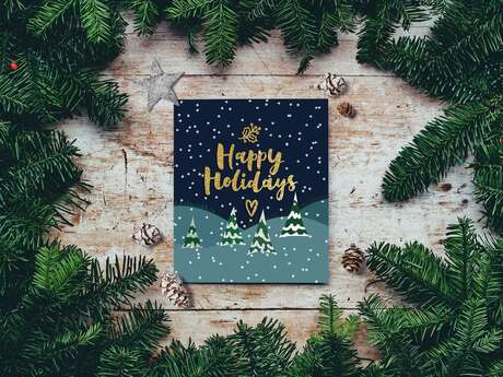 Atelier création de cartes de voeux