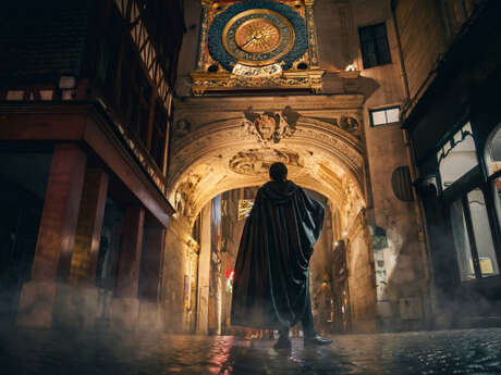 Rouen au clair de lune