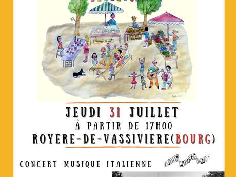 Marché de producteurs et d'artisans locaux