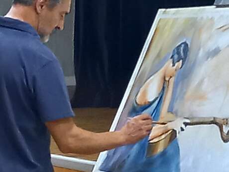 Salon International de l'Aquarelle : Spectacle de peinture