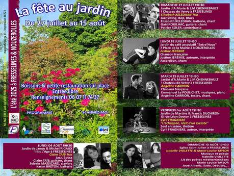 La fête au jardin