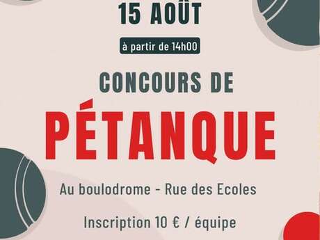 Concours de pétanque