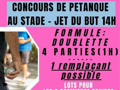 Concours de Pétanque Octobre Rose