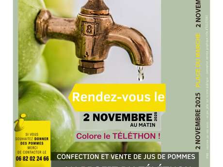 Confection et vente de jus de pommes - THELETHON
