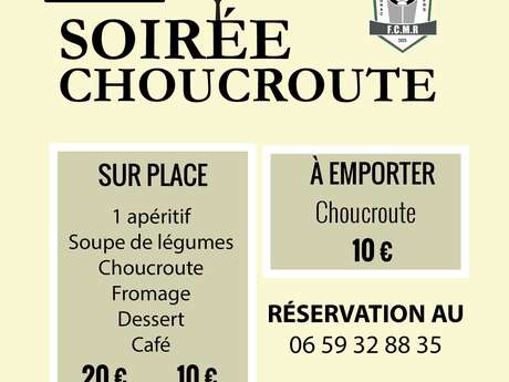Soirée Choucroute Soirée Choucroute