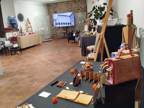 Boutique des Métiers d'Art à l'espace culturel, le Grand Saint-Léonard