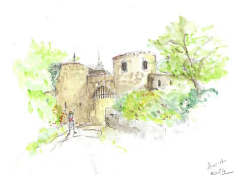 Atelier aquarelle au cœur de la petite cité de caractère