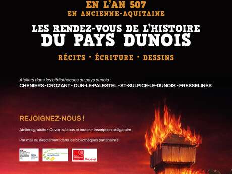 Ateliers  dans les bibliothèques du Pays Dunois