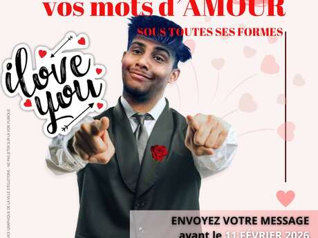 𝐒𝐚𝐢𝐧𝐭-𝐕𝐚𝐥𝐞𝐧𝐭𝐢𝐧 : 𝐩𝐚𝐫𝐭𝐚𝐠𝐞𝐳 𝐯𝐨𝐬 𝐦𝐨𝐭𝐬 𝐝’𝐚𝐦𝐨𝐮𝐫 !