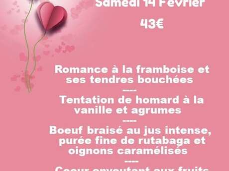 Menu de Saint-Valentin