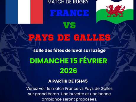 Match de rugby France / Pays de Galles