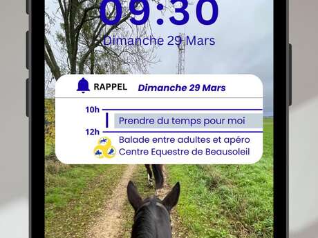 Balade à cheval - spécial adultes