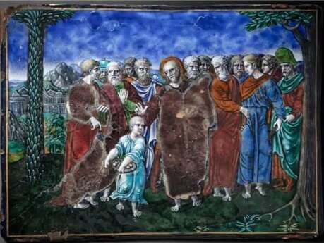 Ensemble exceptionnel d'émail peint par Jean II Pénicaud - Limoges