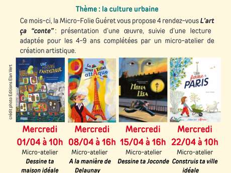 L'art ça conte - Mona Lisa + micro - atelier Dessine ta Joconde