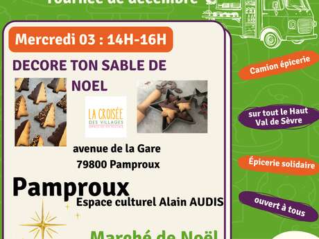 Animation sablé de Noël et Marché de Noël