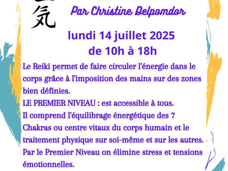 Stage de Reiki Usui
