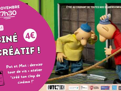 Ciné-créatif : Pat et Mat dernier tour de vis