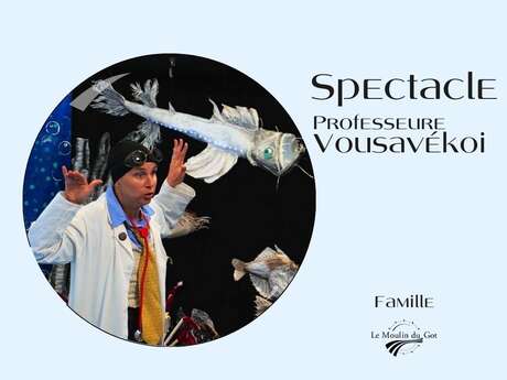 Spectacle du Pr Vousavékoi au Moulin du Got