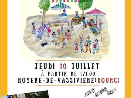 Marché de producteurs et d'artisans locaux