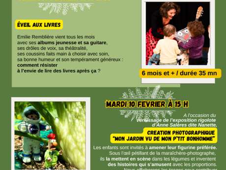 Création photographique "Mon jardin vu de mon p'tit bonhomme"