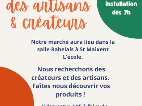 Recherche d'artisans et créateurs pour vide-grenier - APE Wilson Découvertes