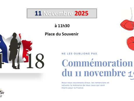Commémoration du 11 Novembre