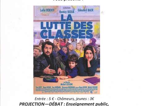 Projection - Débat : La lutte des classes de Michel Leclerc