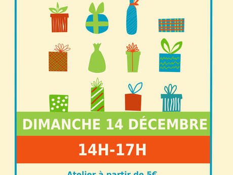 Atelier papier cadeau sérigraphié