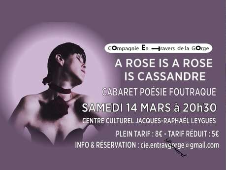 A rose is a rose is Cassandre