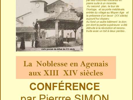 Conférence : La noblesse en Agenais au 13ème et 14ème siècles
