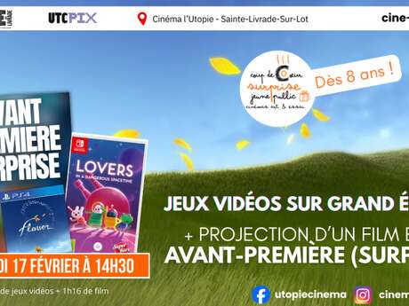 Avant-première surprise : Cinéma et jeux-vidéos