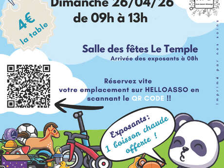 Bourse aux jouets et puériculture