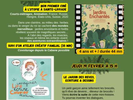 Le jardin des rêves, écritures et dessins