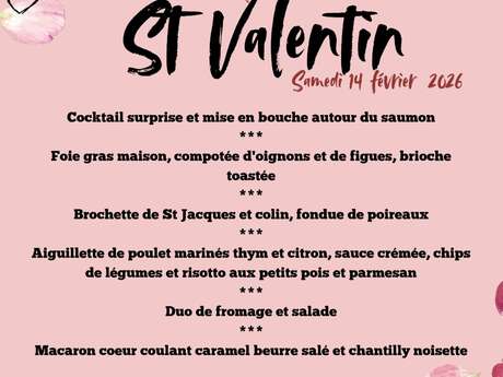 Menu de Saint-Valentin