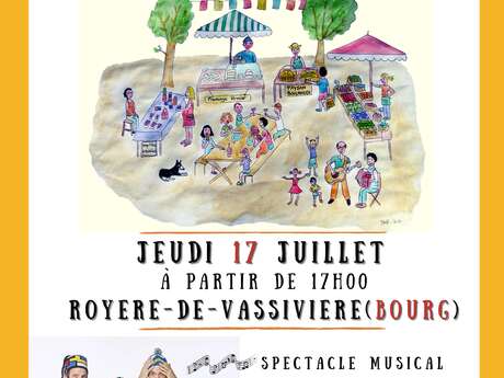 Marché de producteurs et d'artisans locaux