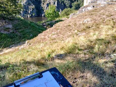 La balade croquis - Peindre le confluent de Crozant