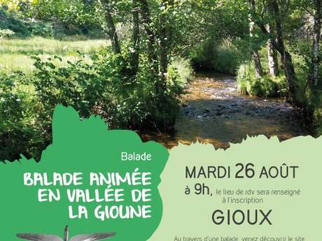 Balade animée en vallée de la Gioune