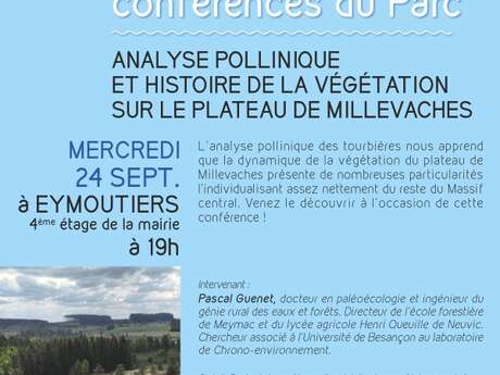 Cycles de conférences du Parc | Analyse pollinique et histoire de la végétation par Pascal Guenet