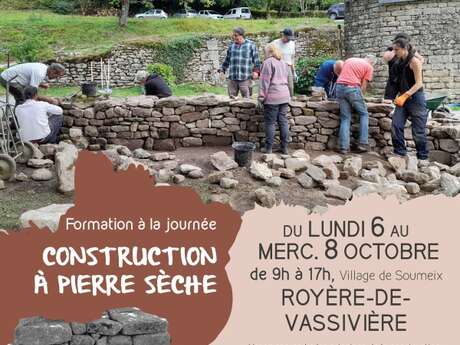 Formation pour tous : Construction à pierre sèche pour tous