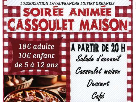 Soirée animée cassoulet maison