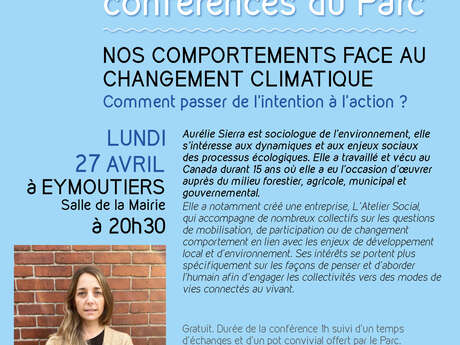 CONFERENCE - Nos comportements face au changement climatique