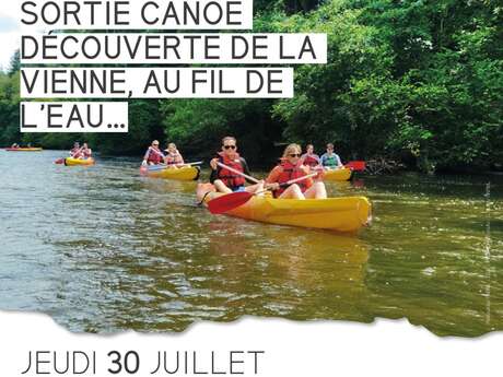 Sortie canoë : découverte de la Vienne, au fil de l'eau