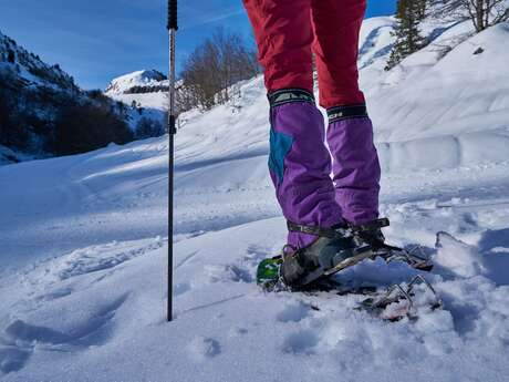 Balade accompagnée en raquettes en Vallée d'Aspe