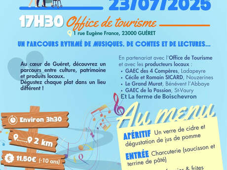 Balade gourmande au cœur de Guéret /!\COMPLET/!\