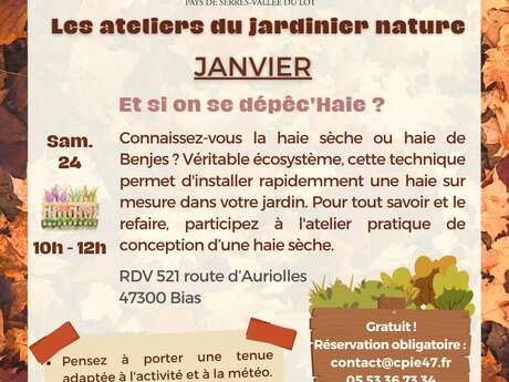 Atelier : Et si on se dépêc’Haie ?