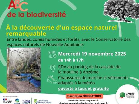 A la découverte d'un espace naturel remarquable