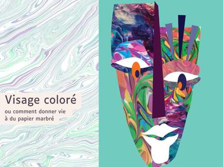 Visage coloré au Moulin du Got