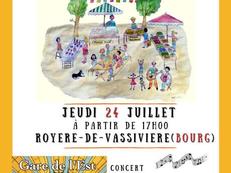 Marché de producteurs et d'artisans locaux